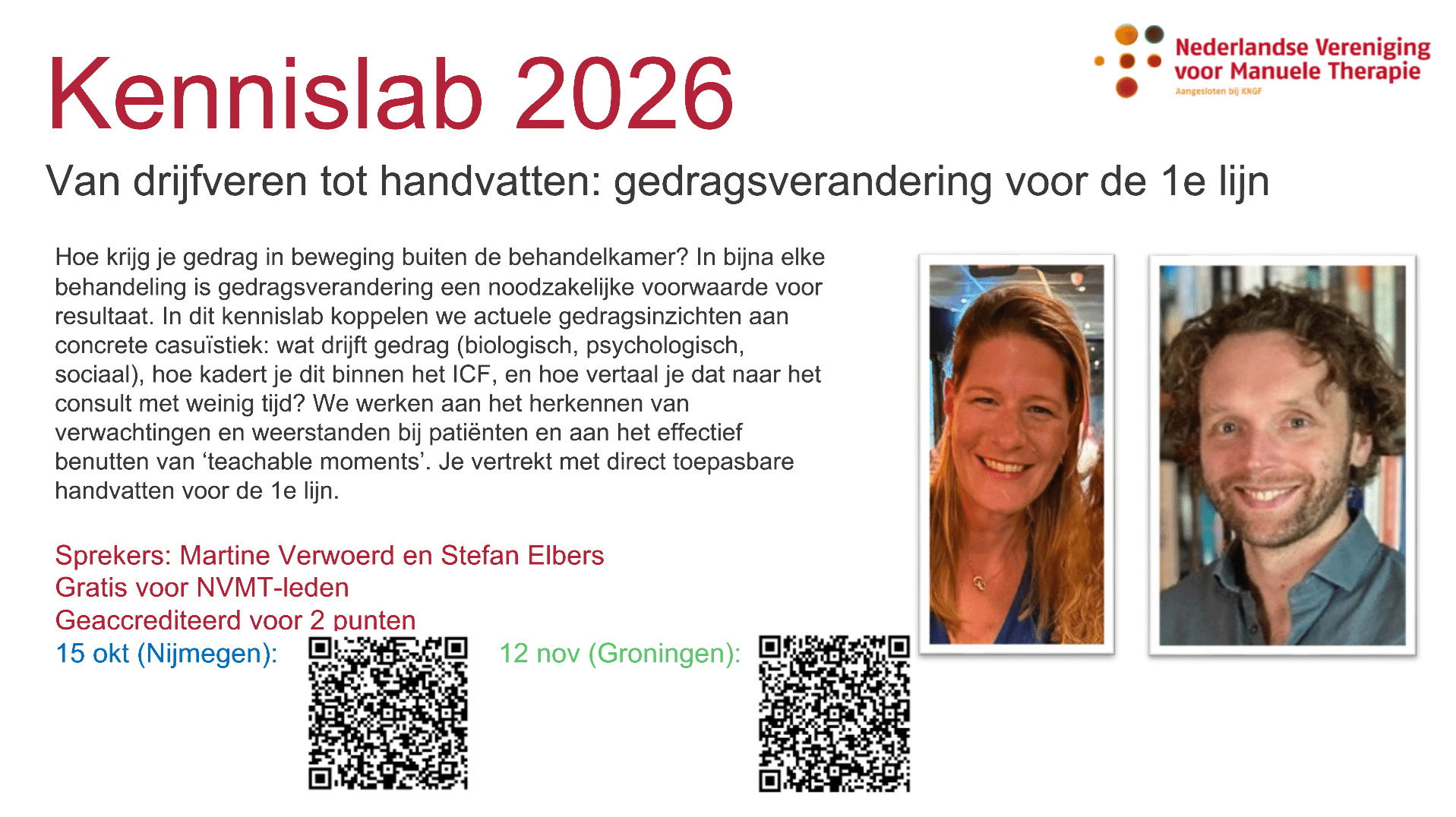 Tekst kennislabs 2026 met foto sprekers en qr-codes