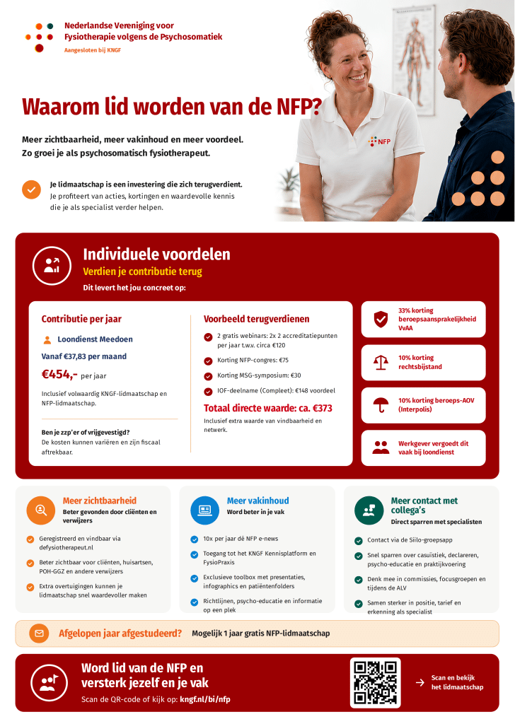 NFP poster lidmaatschap 2026