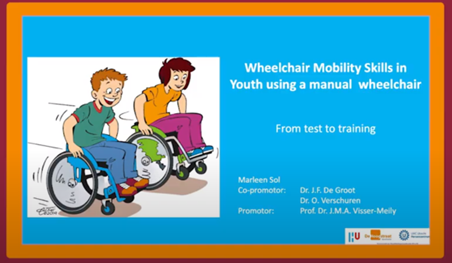 Wheelchair Mobility Skills in youth, from Test to Training